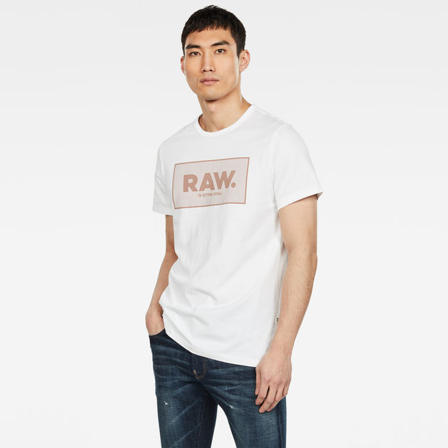 g star raw white t shirt