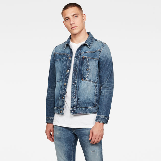 New G-Star Raw Scutar Slim Denim Jeans Jacket M trucker coat