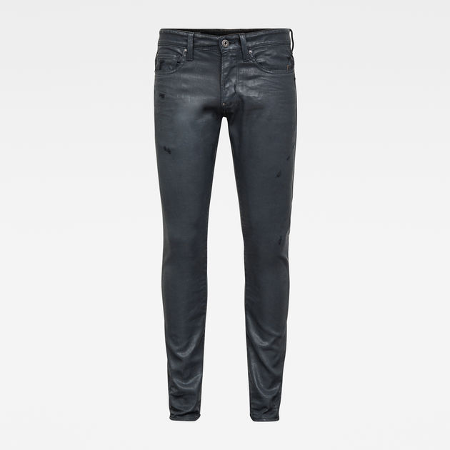 g star wax coated jeans