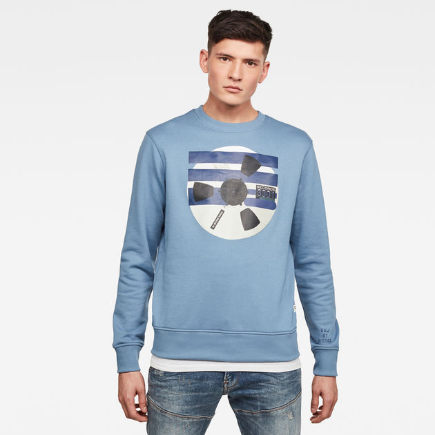 baby blue g star shirt