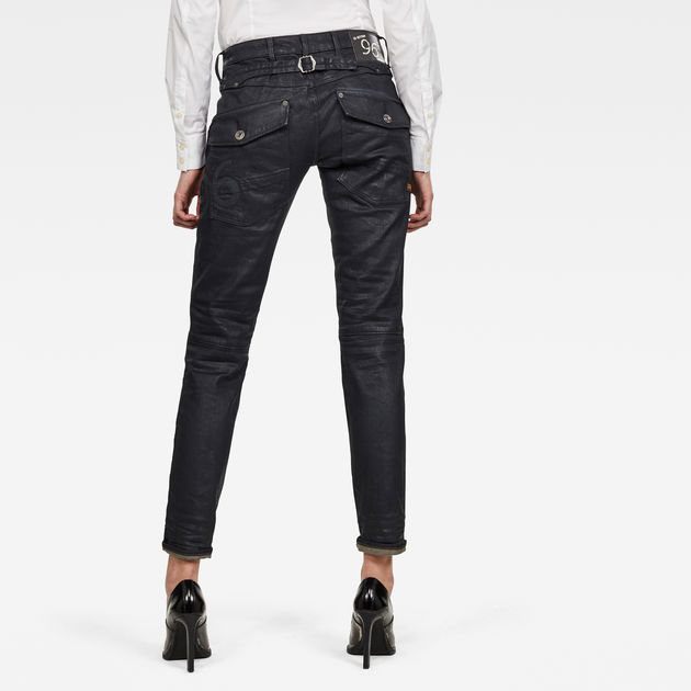 g star 5620 heritage embro tapered women's jeans