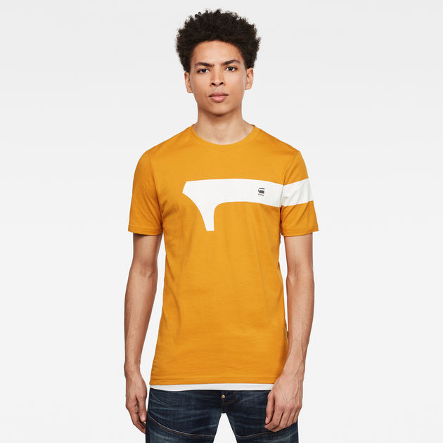 yellow g star shirt