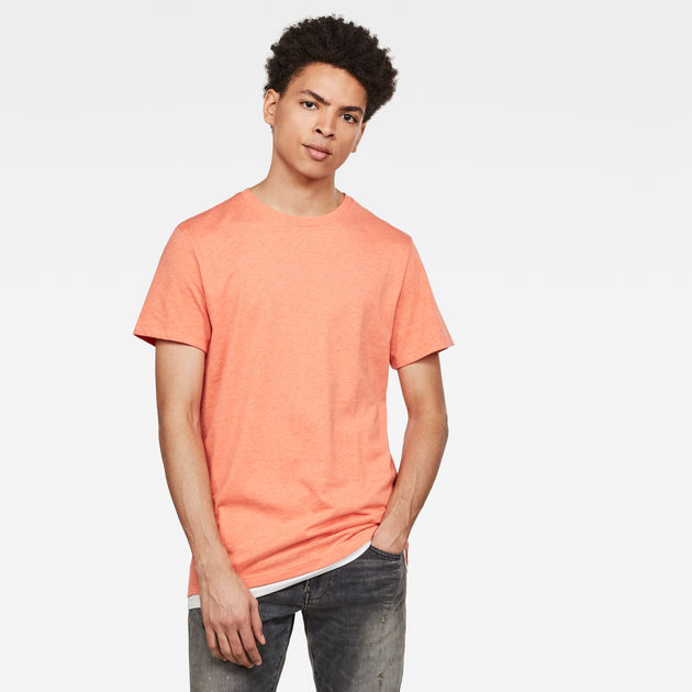 g star orange shirt