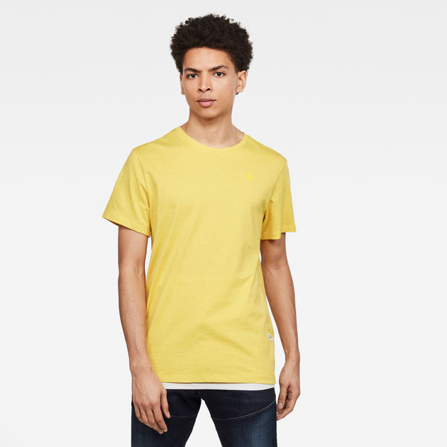 g star yellow t shirt