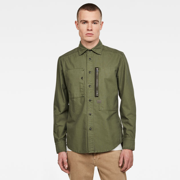 Powel Slim Shirt | Bronze Green | G 