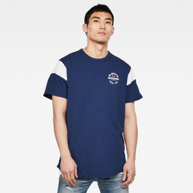 g star raw blue t shirt