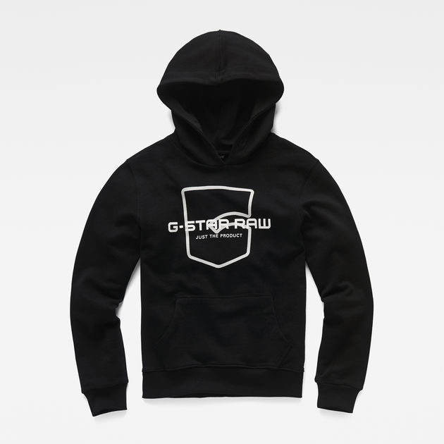 g star black hoodie