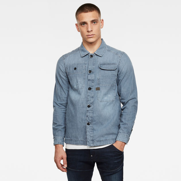 Multipocket Straight Shirt | Faded 