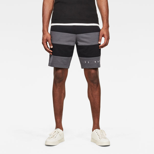 Premium Block Stripe Shorts | ブラック | G-STAR® JP