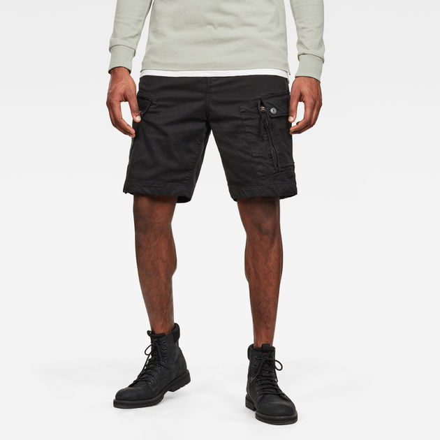 Save 45% G-Star RAW Roxic Shorts in Dark Black gd Mens Clothing Shorts Cargo shorts for Men Black 
