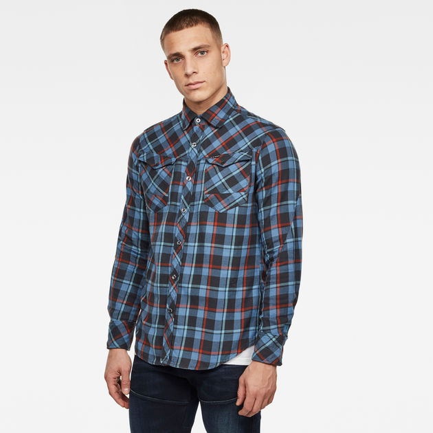 g star raw check shirt