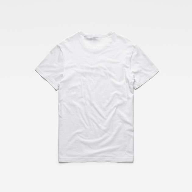 Raw. Graphic Slim T-Shirt | White | G 