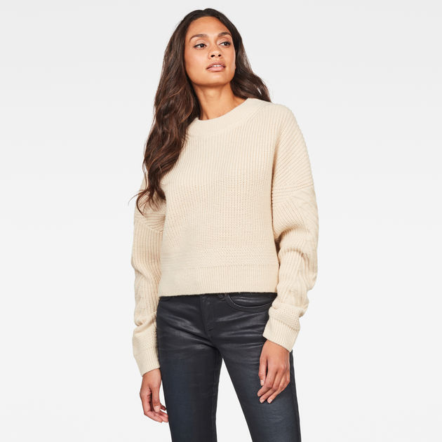 Weet Turtleneck Knitted Sweater | Ivory 