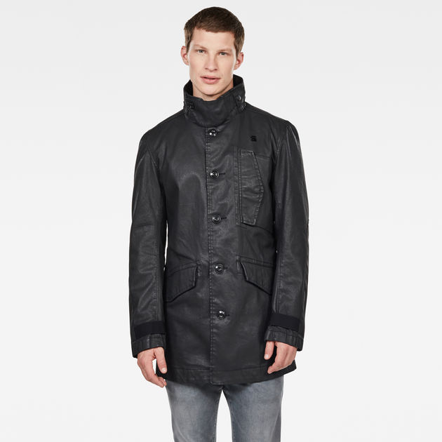 現行美品✨️G-STAR RAW Scutar Utility Trench 黒 G-STAR RAW SCUTAR UTILITY TRENCH