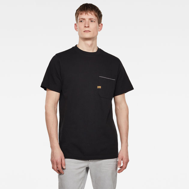 送料込★G-Star★Utility Mix Pocket Loose Tシャツ Pocket Loose T-Shirt | Black | G-STAR® US