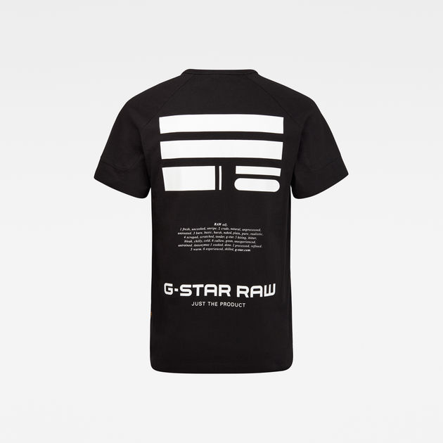 black and white g star shirt