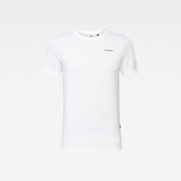 white slim t shirt