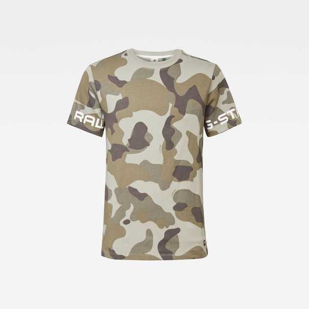 g star camo t shirt