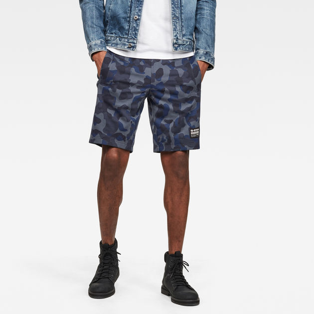 camo sweat shorts