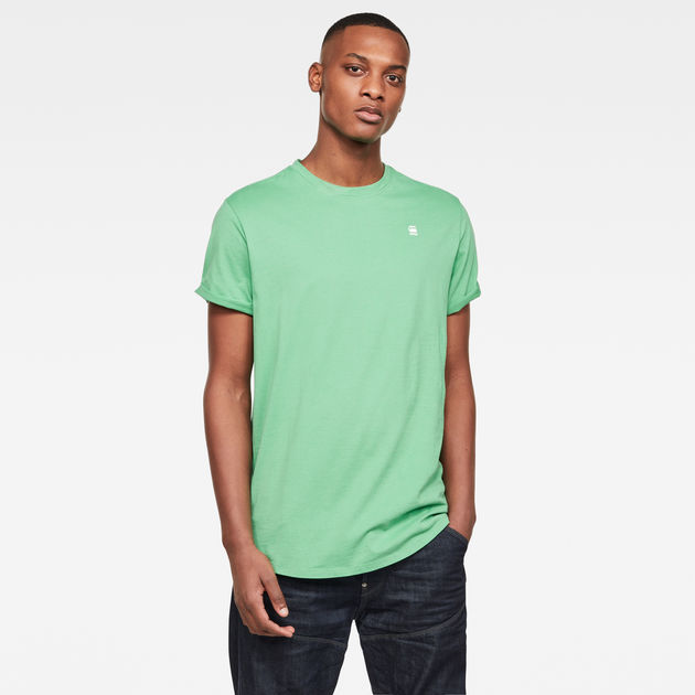 green t shirt with jeans