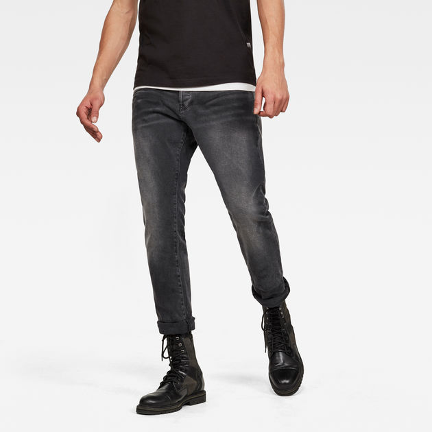 3301 Straight Tapered Jeans | Black | G-Star RAW® US