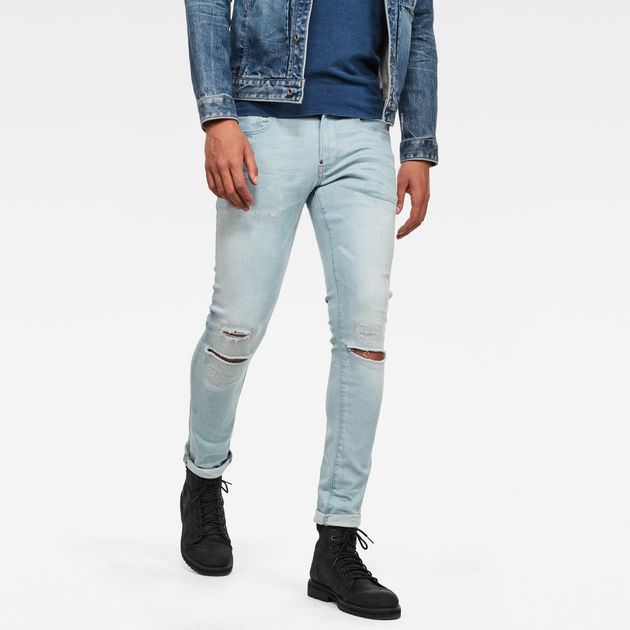 Revend Skinny Jeans | Sun Faded Ripped 