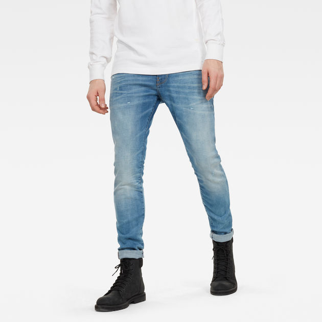 light blue slim jeans mens