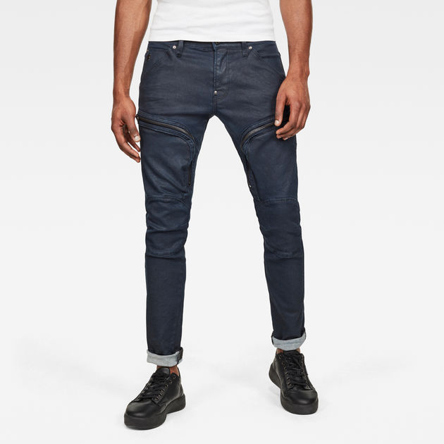 【楽天カード分割】 Air Defence Zip Skinny Colored Jeans | Dark blue | G-STAR® CA パンツ