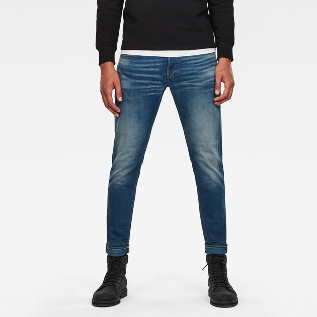Hombre Ropa de Vaqueros de Vaqueros slim 3301 Slim Jeans G-Star RAW de Denim de color Azul para hombre ahorra un 37 % 