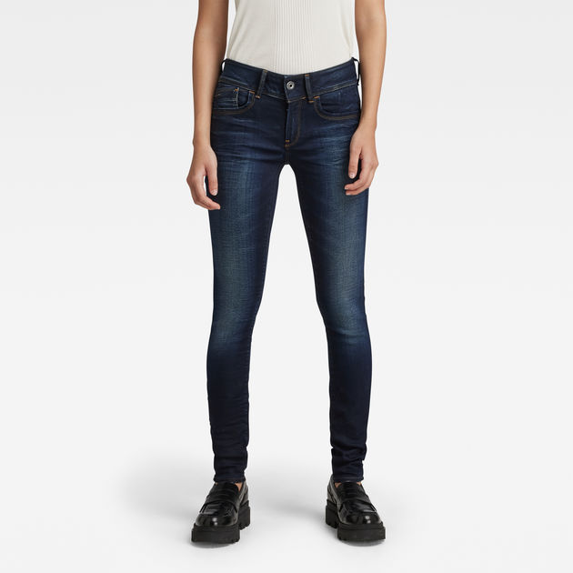 Lynn Mid Waist Skinny Jeans | Medium 