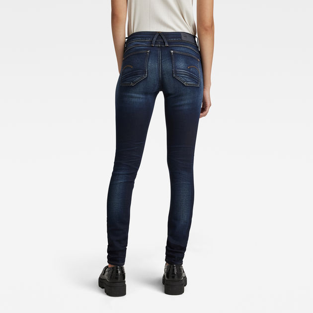 Lynn Mid Waist Skinny Jeans | Medium 