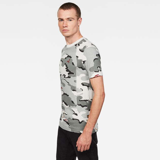 g star camo shirt