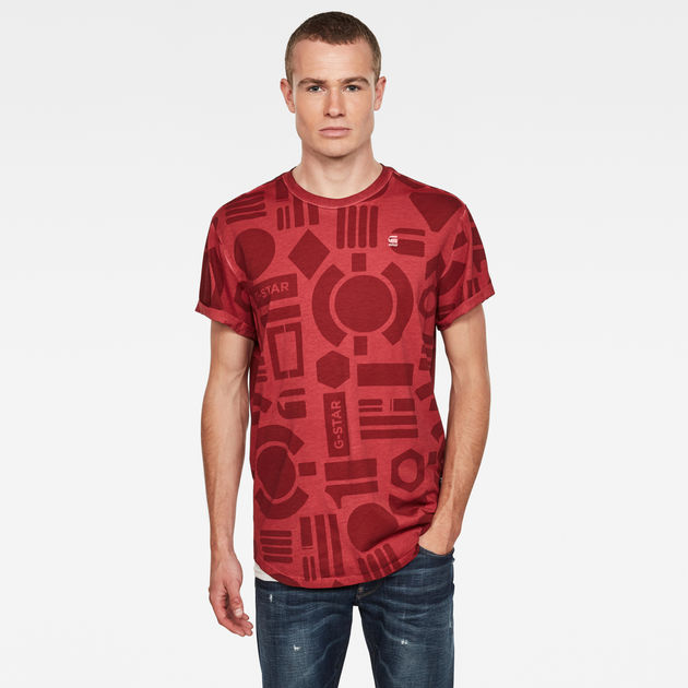 g star raw red t shirt