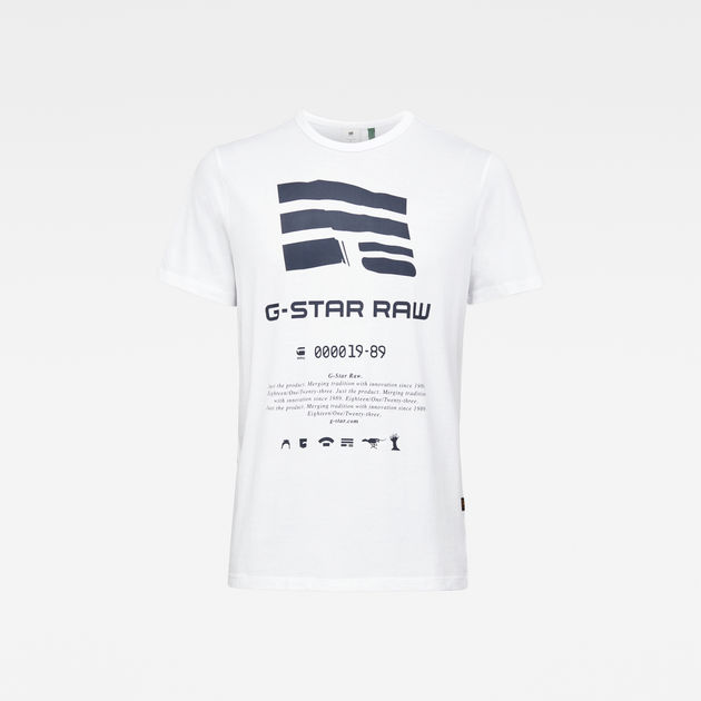 g star raw white shirt