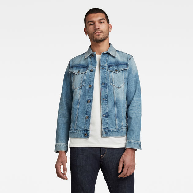 raw blue jacket