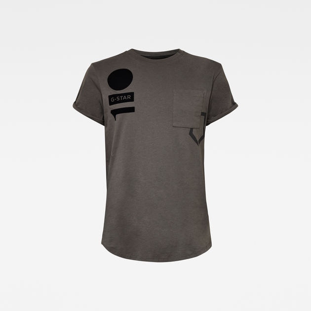 g star raw logo t shirt