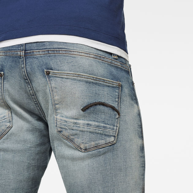 g star raw revend skinny jeans blue