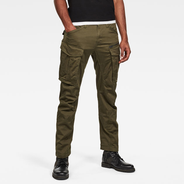 g star raw rovic tapered trousers green