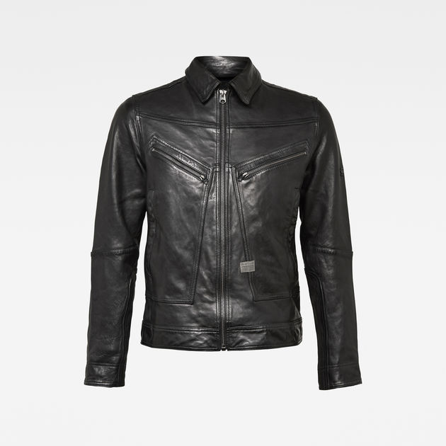 Air Leather Jacket Black | G-Star RAW®