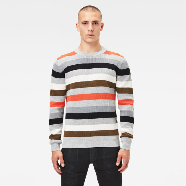 Multi Stripe Knitted Sweater