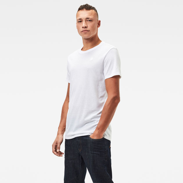 white heathered t shirt