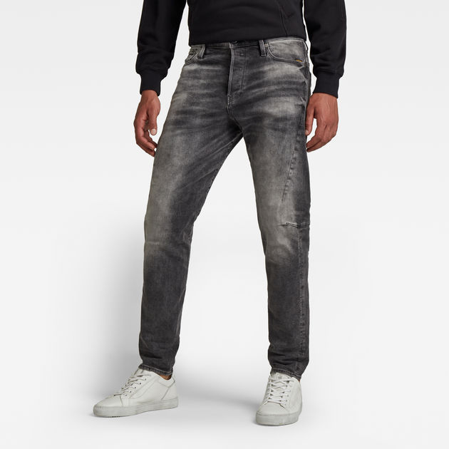 grey slim tapered jeans