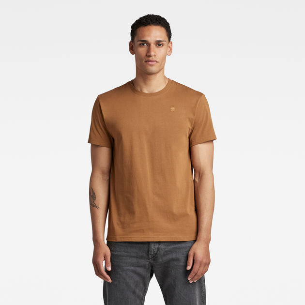 brown g star shirt