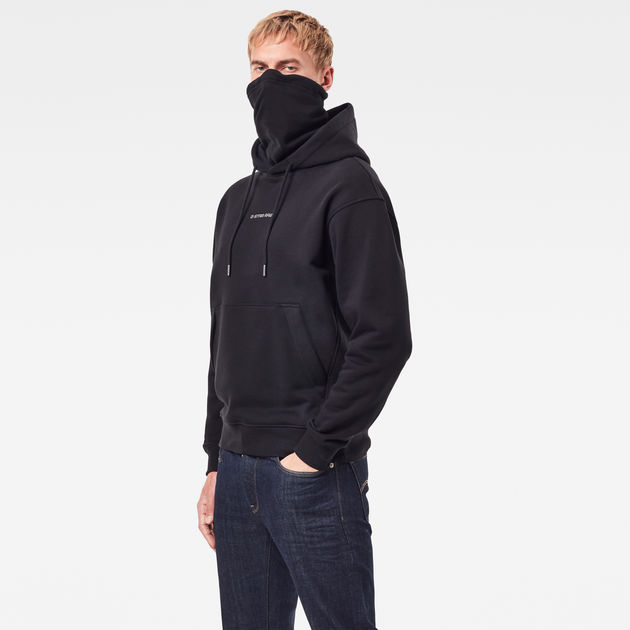 funnel collar sweatshirt