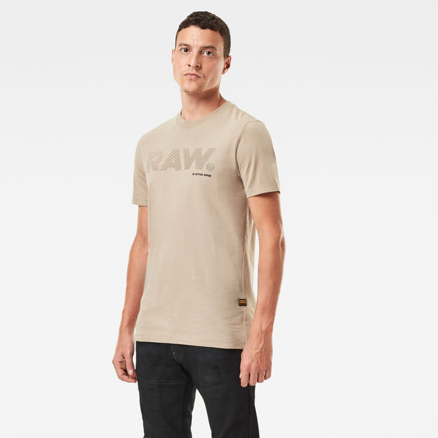 g star raw logo t shirt