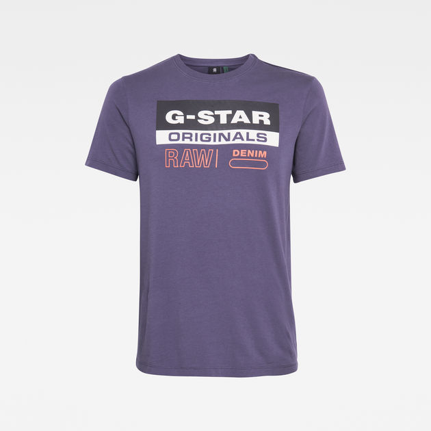 purple g star shirt