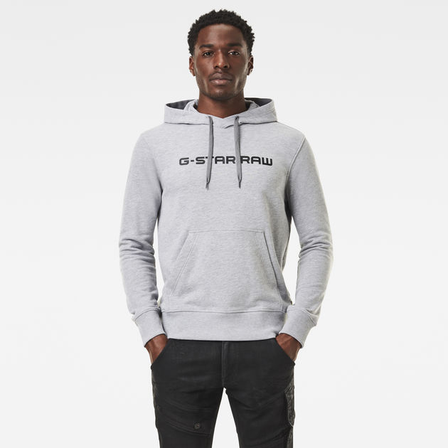G star raw grey hoodie discount