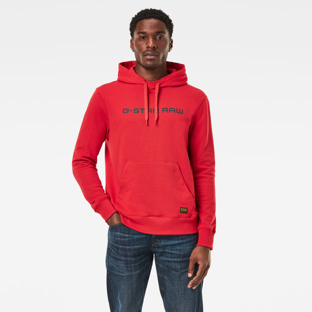 Graphic Core Hooded Sweater Red G STAR AE
