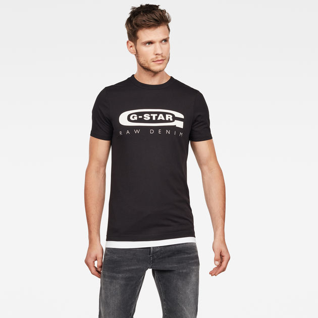 g star raw denim t shirt