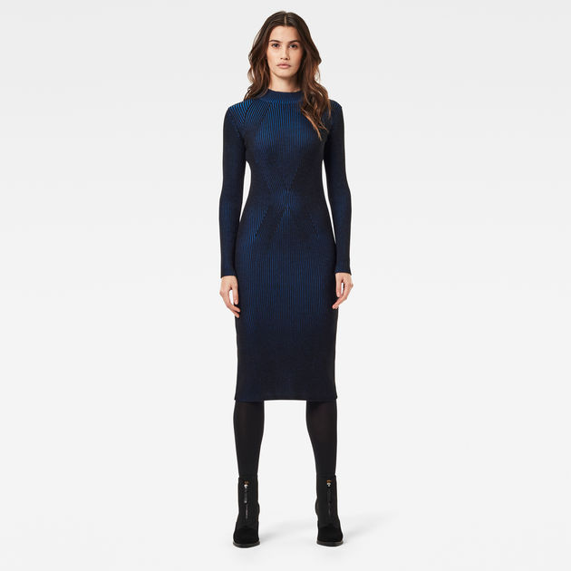 g star mock slim dress